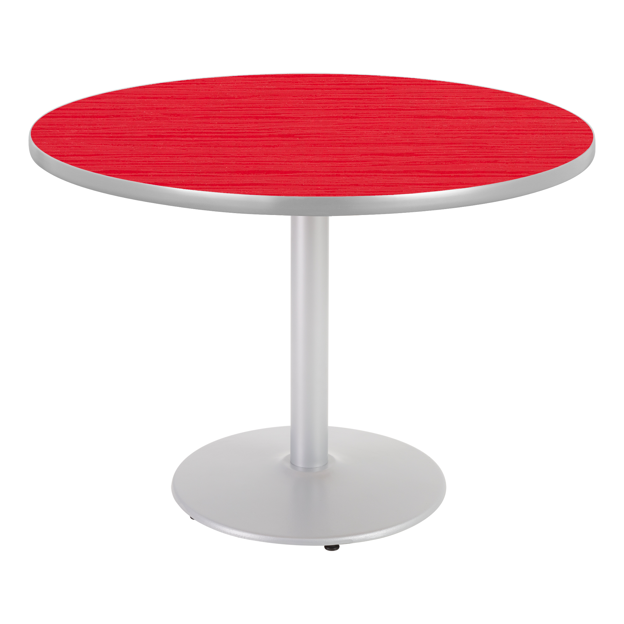 Round Pedestal Café Table w/ Round Base