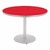 Round Pedestal Café Table w/ Round Base