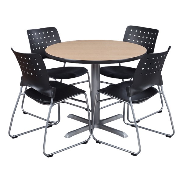 Round Pedestal CafÃ© Table - chairs not included