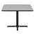 Square Pedestal Café Table and Bentwood Stack Café Chair Set - Chair - Gray nebula