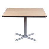 Square Pedestal Café Table