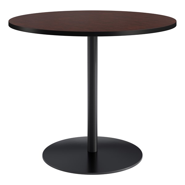 Round Pedestal Bar-Height CafÃ© Table w/ Round Base (48" Diameter x 42" H)