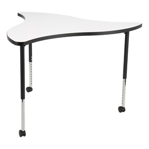 Structure Series Triangular Wave Mobile Collaborative Whiteboard Table