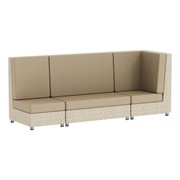 Outdoor Three-Piece Open-End Sectional