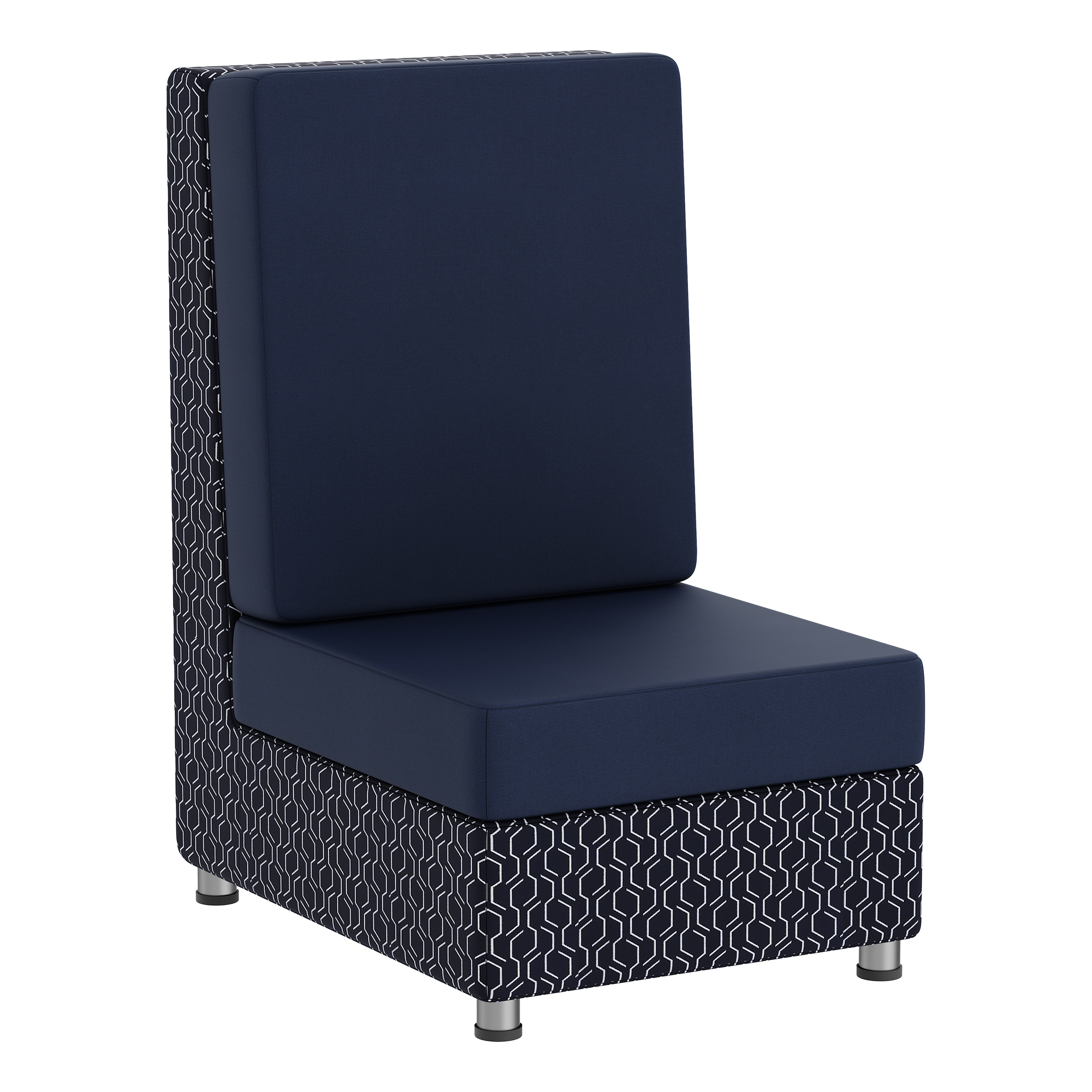 Outdoor Soft Seating Armless Chair