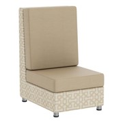 Outdoor Soft Seating Armless Chair