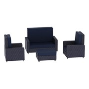 Outdoor Three-Piece Seating Area