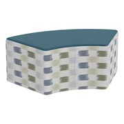 Outdoor Oversized Ottoman – S-Curve