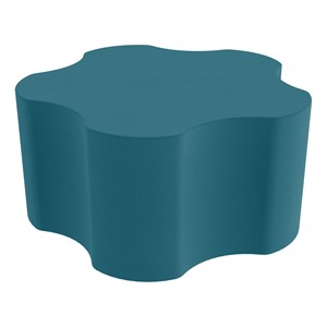 Shapes Series II Vinyl Soft Seating - 5 Point Gear Shape (18" H) - Teal