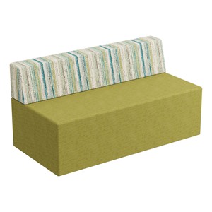 Modern Low Back Soft Seating Sofa w/o Arms