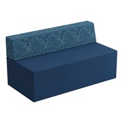 Modern Low-Back Soft Seating Sofa w/o Arms