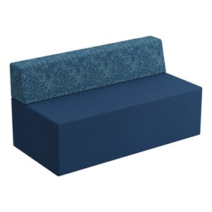 Modern Low Back Soft Seating Sofa w/o Arms