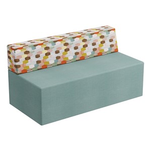 Modern Low Back Soft Seating Sofa w/o Arms