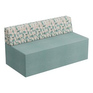 Modern Low Back Soft Seating Sofa w/o Arms