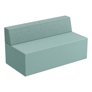 Modern Low Back Soft Seating Sofa w/o Arms