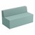 Modern Low Back Soft Seating Sofa w/o Arms