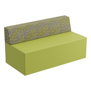 Modern Low Back Soft Seating Sofa w/o Arms