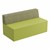 Modern Low Back Soft Seating Sofa w/o Arms