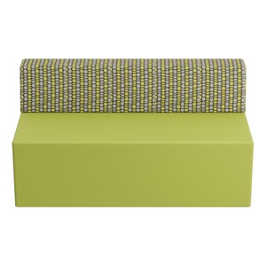 Modern Low Back Soft Seating Sofa w/o Arms