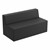 Modern Low Back Soft Seating Sofa w/o Arms