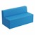 Modern Low Back Soft Seating Sofa w/o Arms