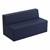 Modern Low Back Soft Seating Sofa w/o Arms