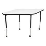 Structure Series Large Diamond Mobile Collaborative Whiteboard Table