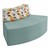 Modern Low Back Soft Seating Outer Curve w/o Arms