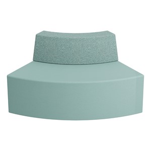 Modern Low Back Soft Seating Outer Curve w/o Arms
