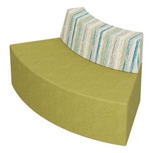 Modern Low Back Soft Seating Outer Curve w/o Arms
