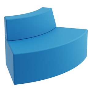 Modern Low Back Soft Seating Outer Curve w/o Arms