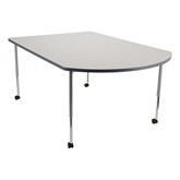 Structure Series Workaround Mobile Collaborative Table w/ Laminate Top