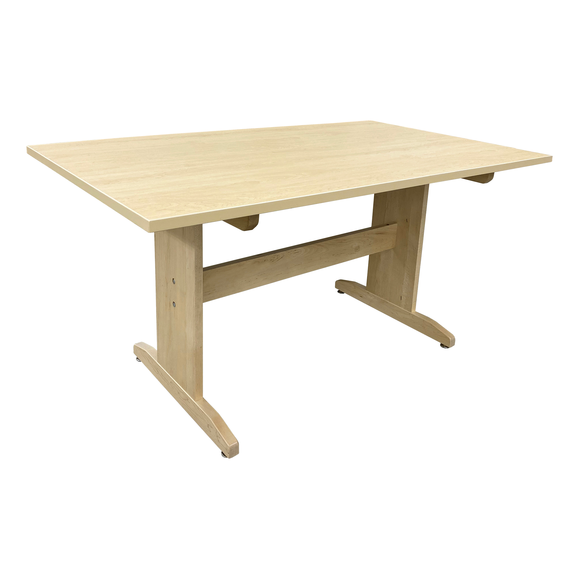 Art Table w/ Maple Grain High-Pressure Laminate Top