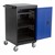 Shapes Series 30-Device Charging Cart w/ Electronic Lock & Pull-Out Shelves - Open