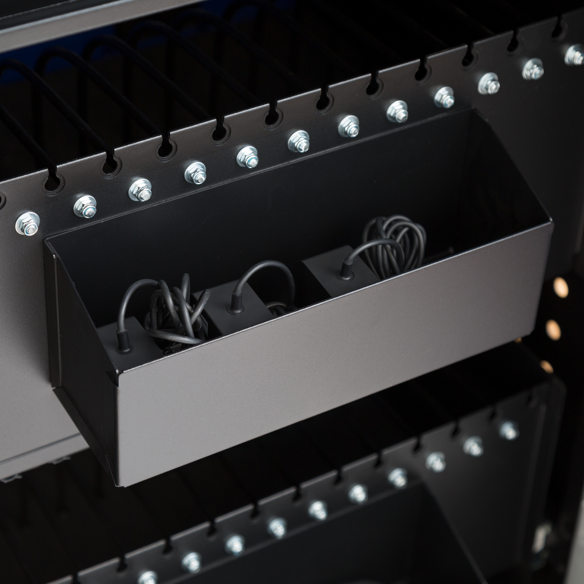 Shapes Series 30-Device Charging Cart w/ Electronic Lock & Pull-Out Shelves