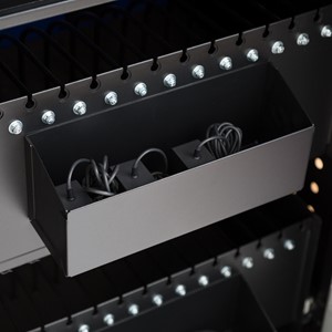 Shapes Series 30-Device Charging Cart w/ Electronic Lock & Pull-Out Shelves