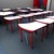 Accent Series Amoeba Collaborative Tables w/ Whiteboard Top & Bins