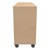 Shapes Series Straight Mobile Shelving (Four Openings) - Side View