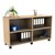 Shapes Series Straight Mobile Shelving (Four Openings)