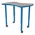 Shapes Accent Series Bowtie Collaborative Table - Cosmic Strandz Top w/ Brilliant Blue Legs