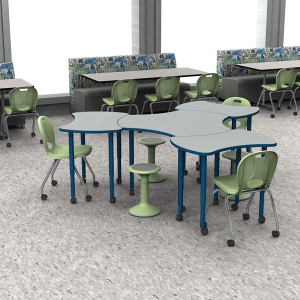 Shapes Accent Series Cog Collaborative Tables