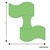 Structure Series Mobile Wave Collaborative Whiteboard Table - Grouped Footprint