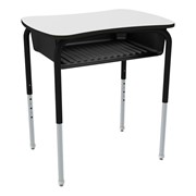 Bow Tie Open Front Desk w/ Whiteboard Top