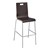 Round Pedestal Stool-Height Cafe Table and Bentwood Stack Cafe Stool Set - Chair