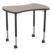 Structure Series Bow Tie Mobile Collaborative Table w/ Laminate Top