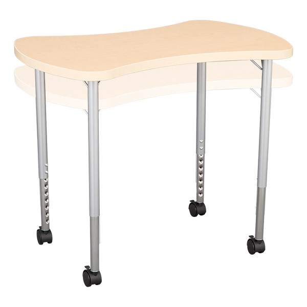 Bow Tie & Cog Mobile Collaborative Table Set - Bow Tie - Adjustability