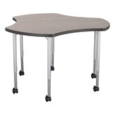 Structure Series Cog Mobile Collaborative Table w/ Laminate Top