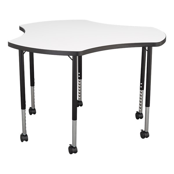 Structure Series Cog Mobile Collaborative Table w/ Whiteboard Top