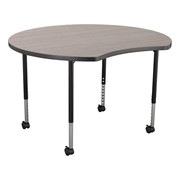 Structure Series Crescent Mobile Collaborative Table