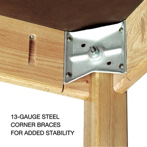 Science Lab Table w/ Black High-Pressure Laminate Top